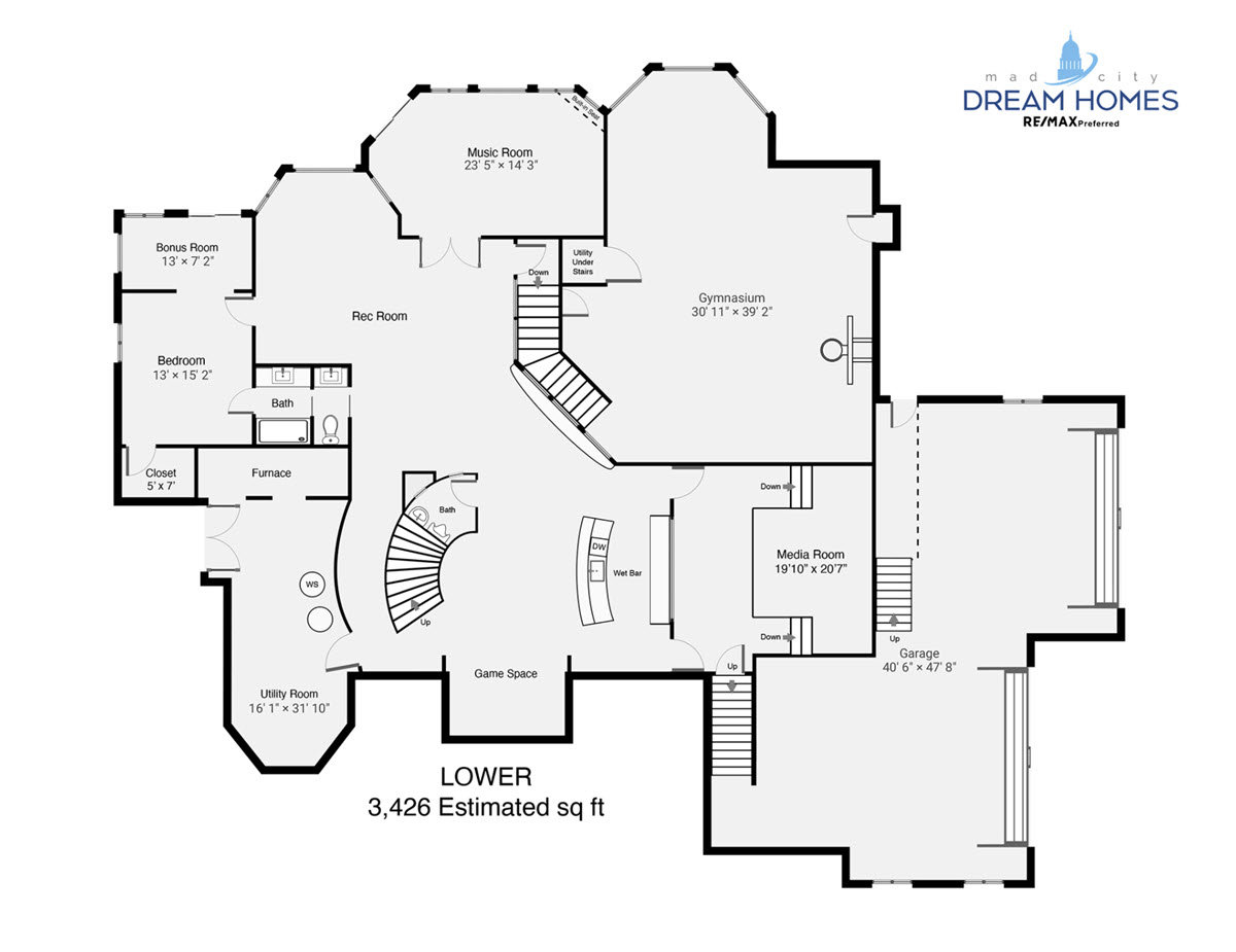 luxury home floor plan